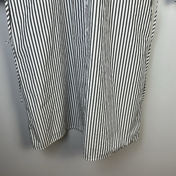 Everlane Supima Cotton Midi Collared Shirt Dress Size Medium Relaxed Fit Pockets - Picture 6 of 16